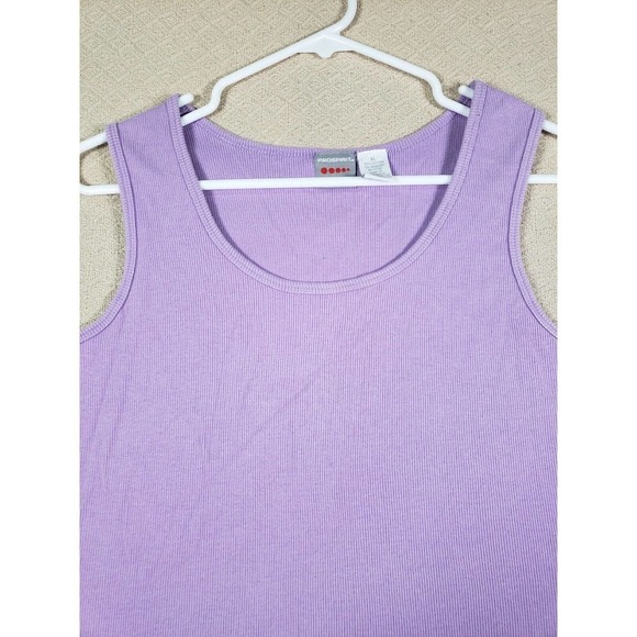 Pro Spirit Tank‎ Top Shirt Womens XL Purple Pullover Sleeveless Cotton Blend EUC - Picture 2 of 12